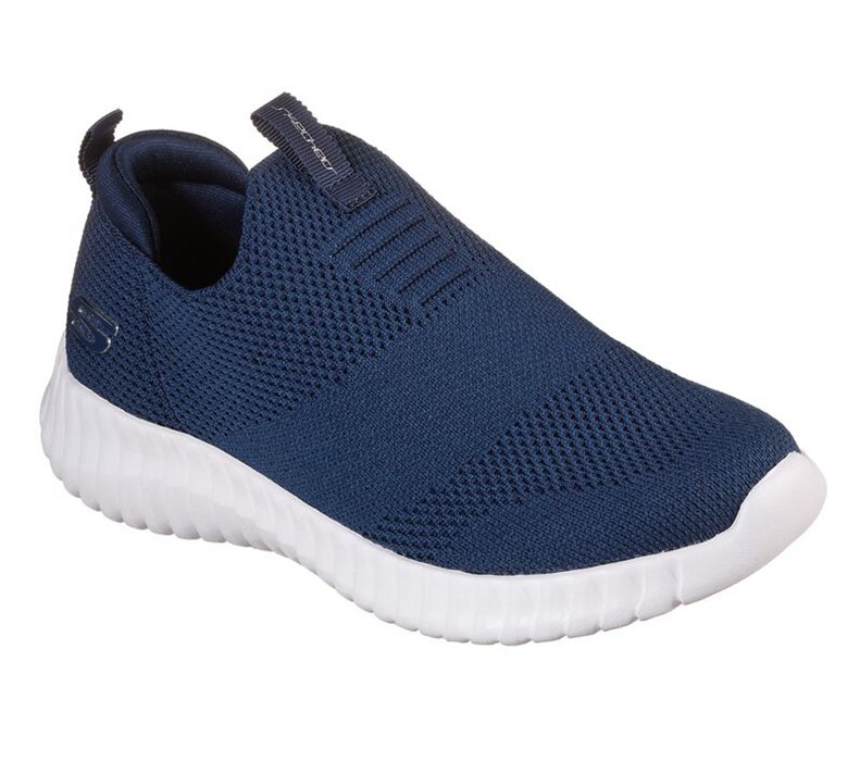 Skechers Elite Flex - Wasick - Boys Slip On Shoes Navy [AU-KG4170]